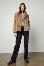 Load image into Gallery viewer, Velvet by Graham &amp; Spencer Raquel Jacket in Cafe-Tone Faux Fur
