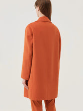 Load image into Gallery viewer, marella-betel-wool-blend-coat-orange
