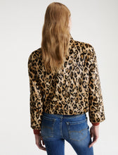 Load image into Gallery viewer, marella-womens-angel-boxy-pony-skin-print-jersey-jacket
