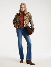 Load image into Gallery viewer, marella-womens-angel-boxy-pony-skin-print-jersey-jacket
