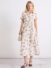 Load image into Gallery viewer, marella-womens-cotton-and-silk-voile-dress-wool-white
