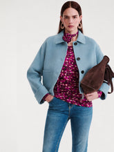Load image into Gallery viewer, Marella Women's Double-Sided Wool and Viscose Jacket - BROWN - MLLTEMPIO
