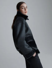 Load image into Gallery viewer, marella-womens-fresa-reversible-cocoon-fit-jacket-dark-grey
