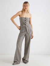 Load image into Gallery viewer, marella-womens-massimo-wide-leg-trousers-in-glen-plaid
