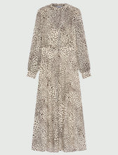 Load image into Gallery viewer, marella-womens-mllmastro-long-printed-georgette-shirt-dress-cream
