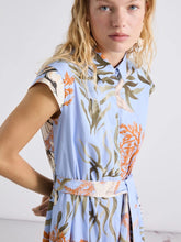 Load image into Gallery viewer, marella-womens-mllpadana-stretch-cotton-shirt-dress-light-blue
