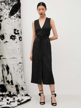 Load image into Gallery viewer, marella-womens-nef-long-belted-dress
