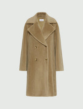 Load image into Gallery viewer, marella-womens-rosalia-double-breasted-coat-olive
