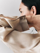 Load image into Gallery viewer, marella-womens-silk-blend-satin-blouse-turtledove-MLLGETTONE
