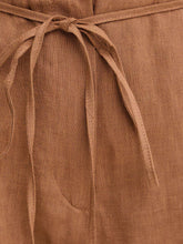 Load image into Gallery viewer, marella-womens-zannata-linen-shorts-tobacco-brown
