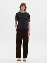 Load image into Gallery viewer, margaret-howell-mhl-womens-utility-trousers-8-wale-cotton-corduroy-chestnut
