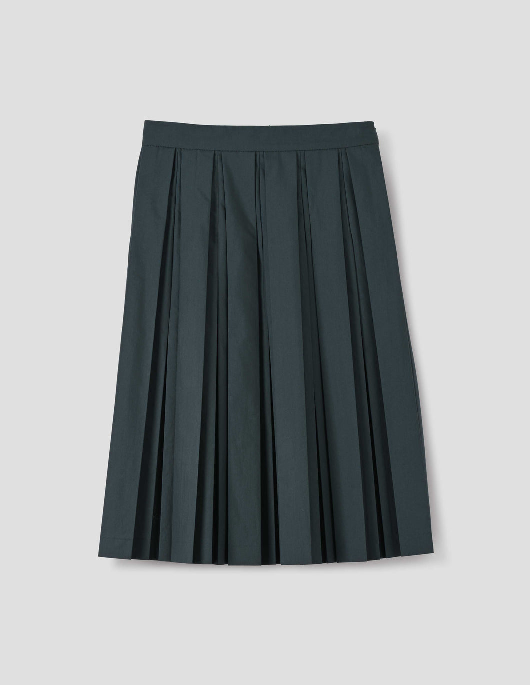 Margaret Howell Cotton Polyester Pleated Skirt
