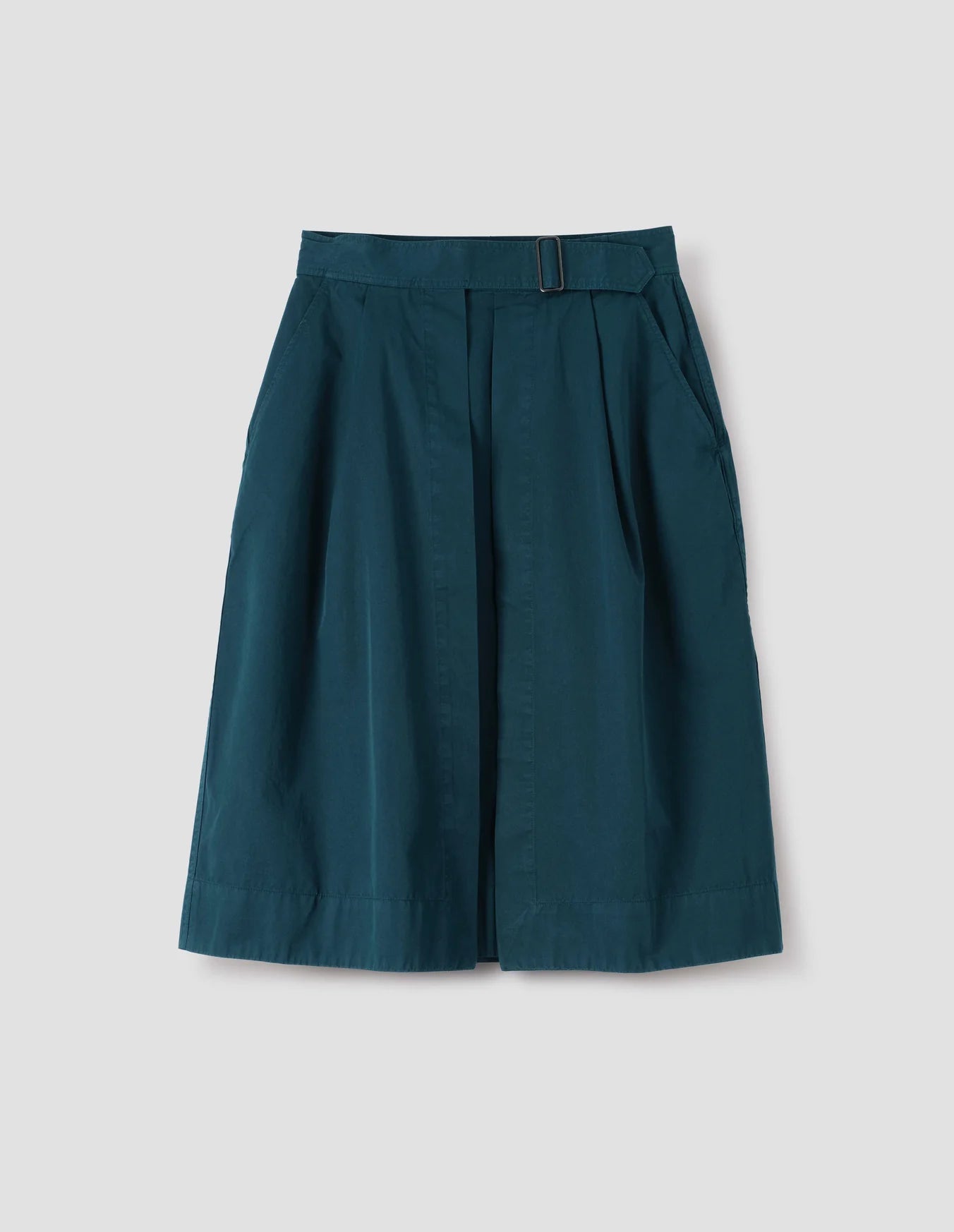 Margaret Howell Women's MHL. Cinch Waist Skirt Matte Cotton Twill
