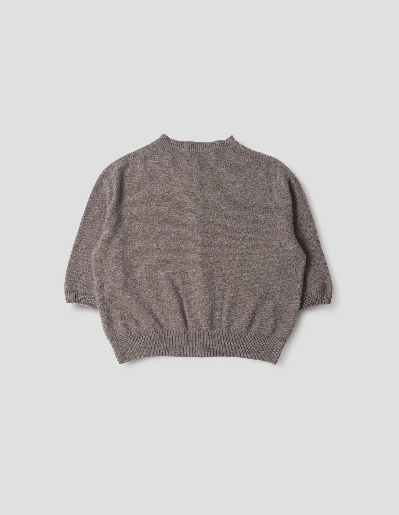 Margaret Howell Women's Short Sleeve Cardigan Cashmere Cotton Elk