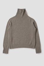 Load image into Gallery viewer, margaret-howell-womens-wide-roll-neck-cashmere-natural-melange
