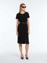 Load image into Gallery viewer, maxmara-papaia-cady-dress-in-black
