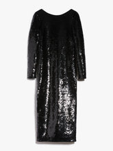 Load image into Gallery viewer, maxmara-studio-arlem-dress-black-sequins
