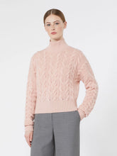 Load image into Gallery viewer, maxmara-studio-mstcosmo-womens-comfortable-wool-and-cashmere-sweater-pink-6366046206004
