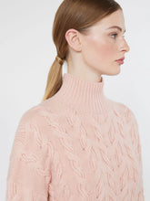 Load image into Gallery viewer, maxmara-studio-mstcosmo-womens-comfortable-wool-and-cashmere-sweater-pink-6366046206004

