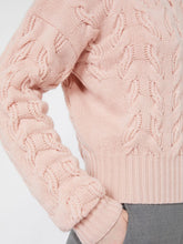 Load image into Gallery viewer, maxmara-studio-mstcosmo-womens-comfortable-wool-and-cashmere-sweater-pink-6366046206004
