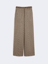 Load image into Gallery viewer, maxmara-studio-womens-mstcicala-patterned-wool-wide-leg-trousers-caramel
