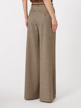 Load image into Gallery viewer, maxmara-studio-womens-mstcicala-patterned-wool-wide-leg-trousers-caramel
