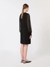 Load image into Gallery viewer, maxmara-studio-womens-mstvolto-cady-cocktail-dress-black
