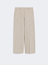 Load image into Gallery viewer, maxmara-weekend-womens-wkdmarina-cotton-and-linen-seersucker-trousers-sand
