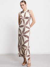 Load image into Gallery viewer, otto-d-ame-viscose-satin-long-dress-pmz-da5273-2102
