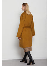 Load image into Gallery viewer, otto-dame-wool-blend-coat-mustard-bowns-cambridge
