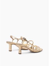 Load image into Gallery viewer, parellele-pilar-rose-gold-sandals
