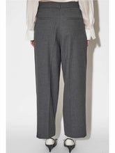 Load image into Gallery viewer, paul-and-joe-womens-anthracite-wool-trousers-mimo
