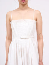 Load image into Gallery viewer, paul-and-joe-womens-clara-midi-length-strapless-dress-in-cotton-poplin
