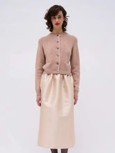 Load image into Gallery viewer, paul-and-joe-womens-damien-supersoft-cashmere-cardigan-with-grosgrain-in-chestnut
