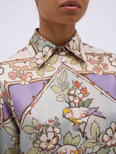 Load image into Gallery viewer, paul-and-joe-womens-elixir-printed-silk-twill-shirt-birds-in-the-cherry-tree

