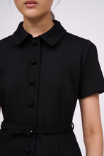 Load image into Gallery viewer, paul-and-joe-womens-madeleine-wool-blend-black-dress
