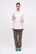 Load image into Gallery viewer, paul-joe-womens-cotton-poplin-shirt-with-handmade-placed-3d-embroidery
