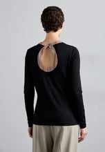 Load image into Gallery viewer, paul-smith-women-s-black-jersey-top
