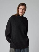 Load image into Gallery viewer, paul-smith-women-s-dark-grey-wool-cashmere-high-neck-knit-sweater

