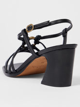 Load image into Gallery viewer, paul-smith-womens-black-amira-strappy-heeled-sandals
