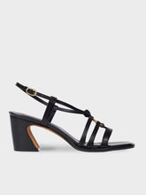 Load image into Gallery viewer, paul-smith-womens-black-amira-strappy-heeled-sandals

