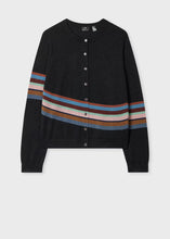 Load image into Gallery viewer, paul-smith-womens-black-swirl-cardigan-w2r-599n-t31369-79
