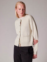 Load image into Gallery viewer, paul-smith-womens-cream-swirl-placket-cardigan
