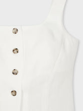 Load image into Gallery viewer, paul-smith-womens-ivory-linen-vest-top
