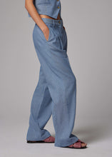 Load image into Gallery viewer, paul-smith-womens-light-blue-pinstripe-trousers
