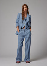 Load image into Gallery viewer, paul-smith-womens-light-blue-pinstripe-trousers
