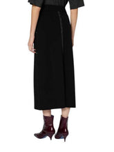 Load image into Gallery viewer, paul-smith-womens-long-black-knitted-skirt-with-white-stitching-w1r-928n-w11336-79-1
