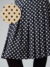 Load image into Gallery viewer, paul-smith-womens-polka-dot-stitched-pleat-midi-skirt
