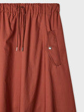 Load image into Gallery viewer, paul-smith-womens-rust-drawstring-waist-skirt
