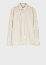 Load image into Gallery viewer, paul-smith-womens-sand-polka-dot-cotton-poplin-relaxed-fit-shirt
